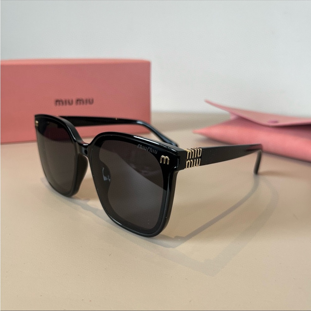 Miu Miu Black Square Sunglasses